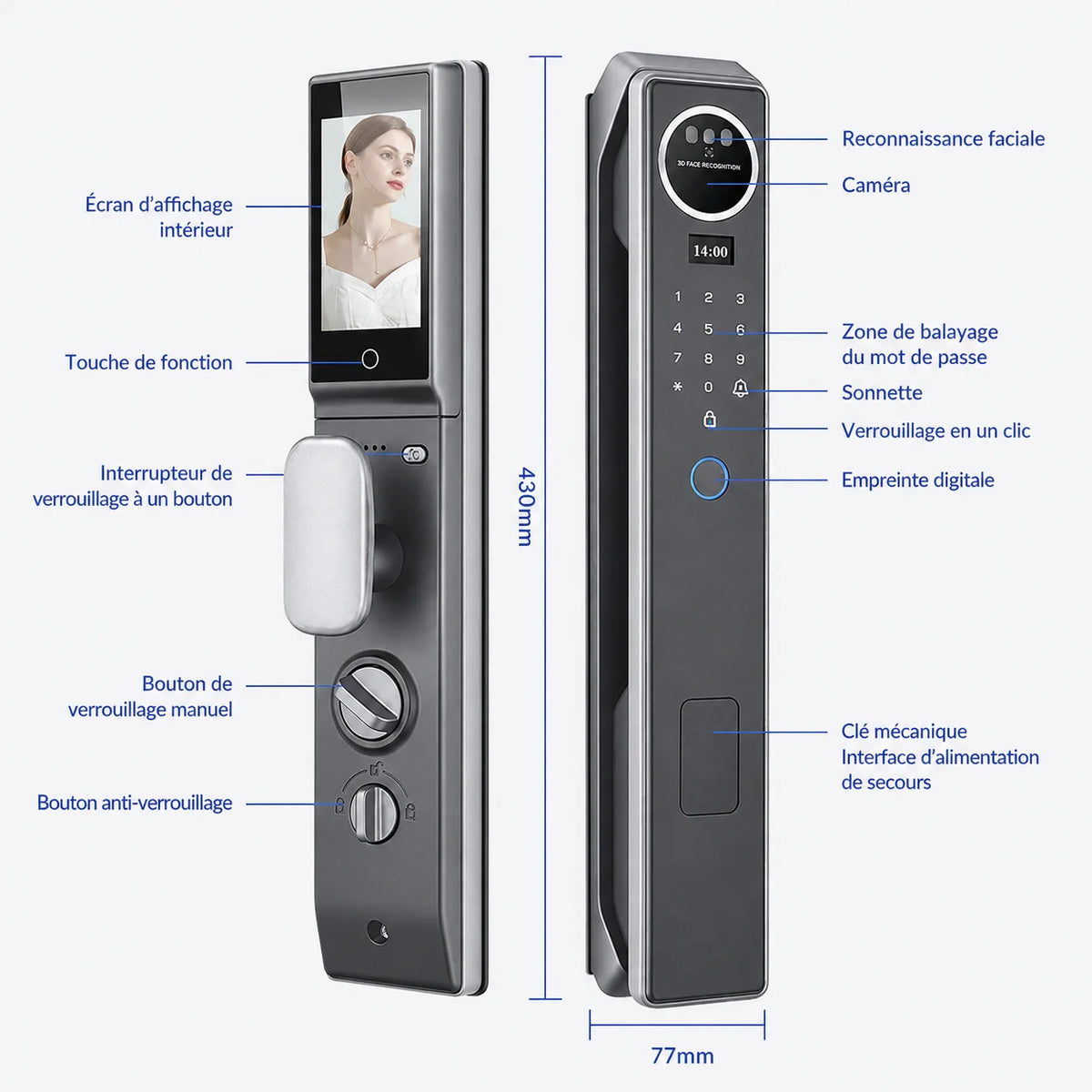 TL-MA-105 – Serrure Intelligente VX-1050